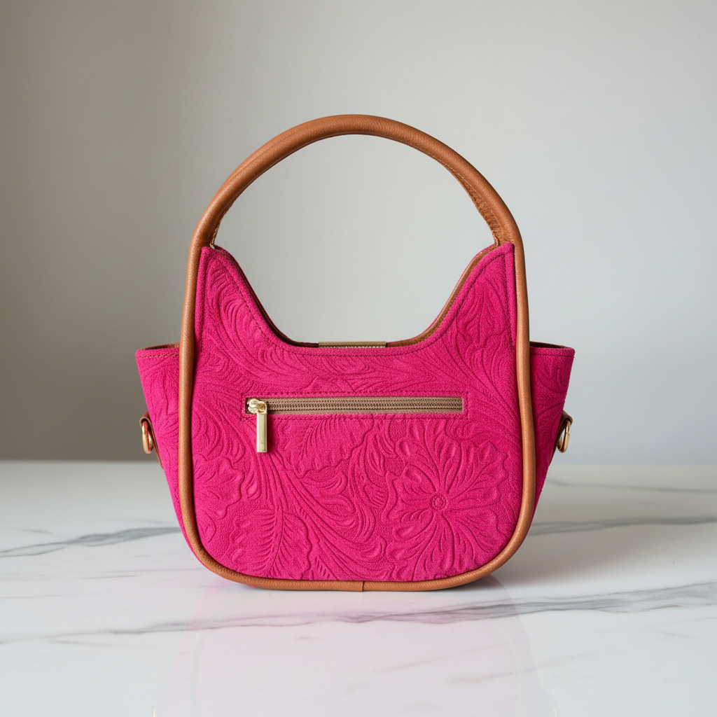 Fucsia atrás con cierre