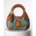 Hobo Bag en mármol blanco
