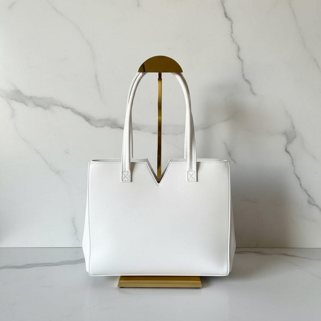 Vegan Leather Bag with Chiapas Weave - Spacious Design