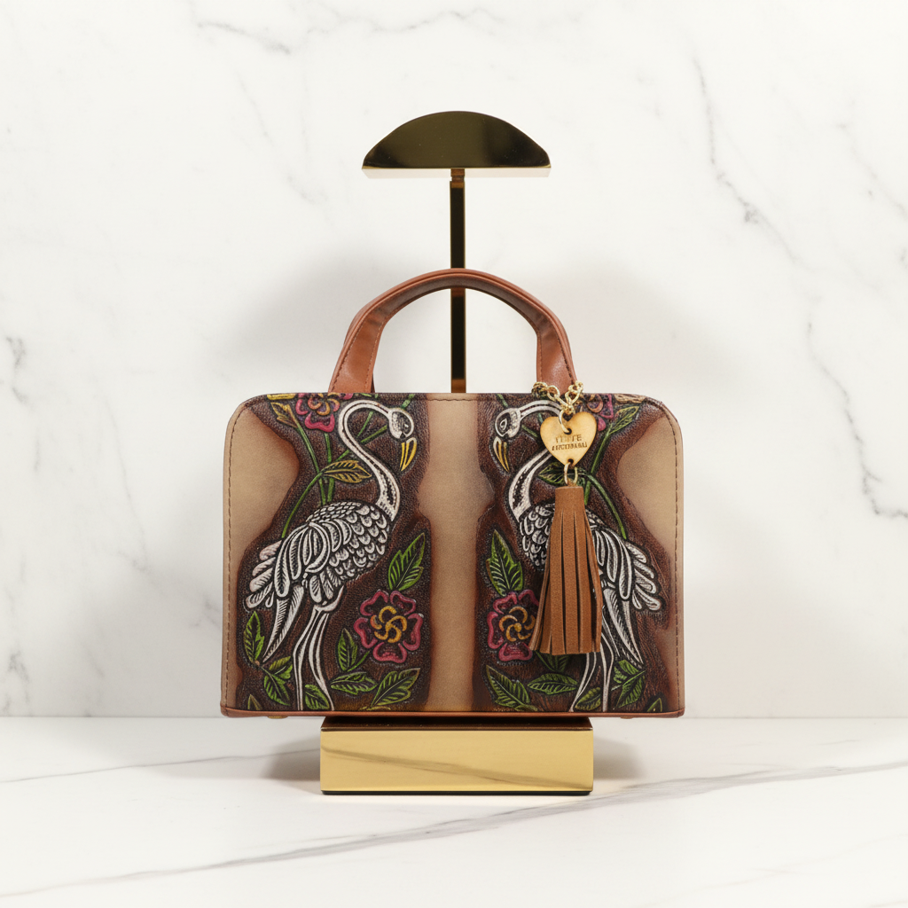 Bolsa Rectangular Minimalista en Cuero Vegetal Gris