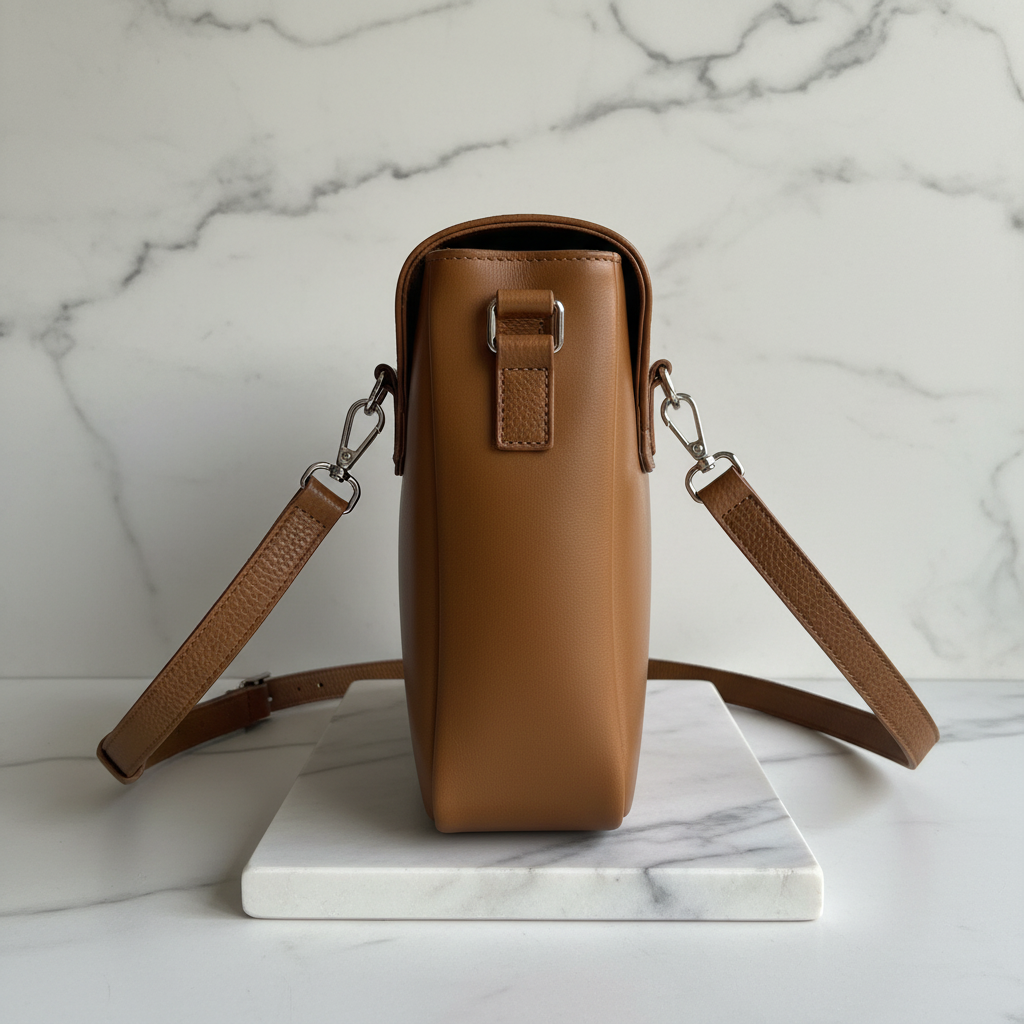 Hand-Tooled Leather Satchel — Chiseled Floral Design | Bolsa de Piel Tallada Artesanal