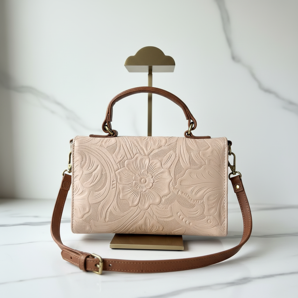 Bolsa Crossbody "Cross Two" - Piel y Telar Chiapaneco