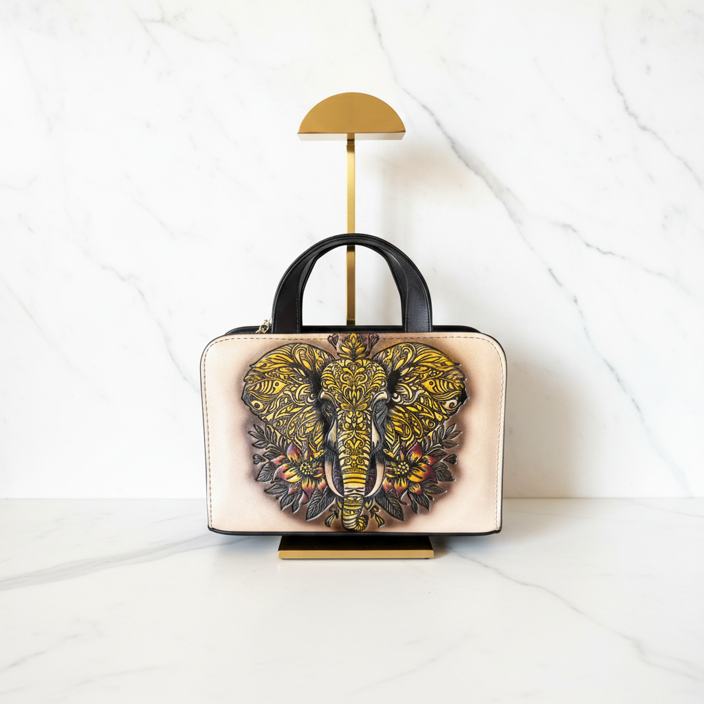 Bolsa Rectangular Minimalista en Cuero Vegetal Gris