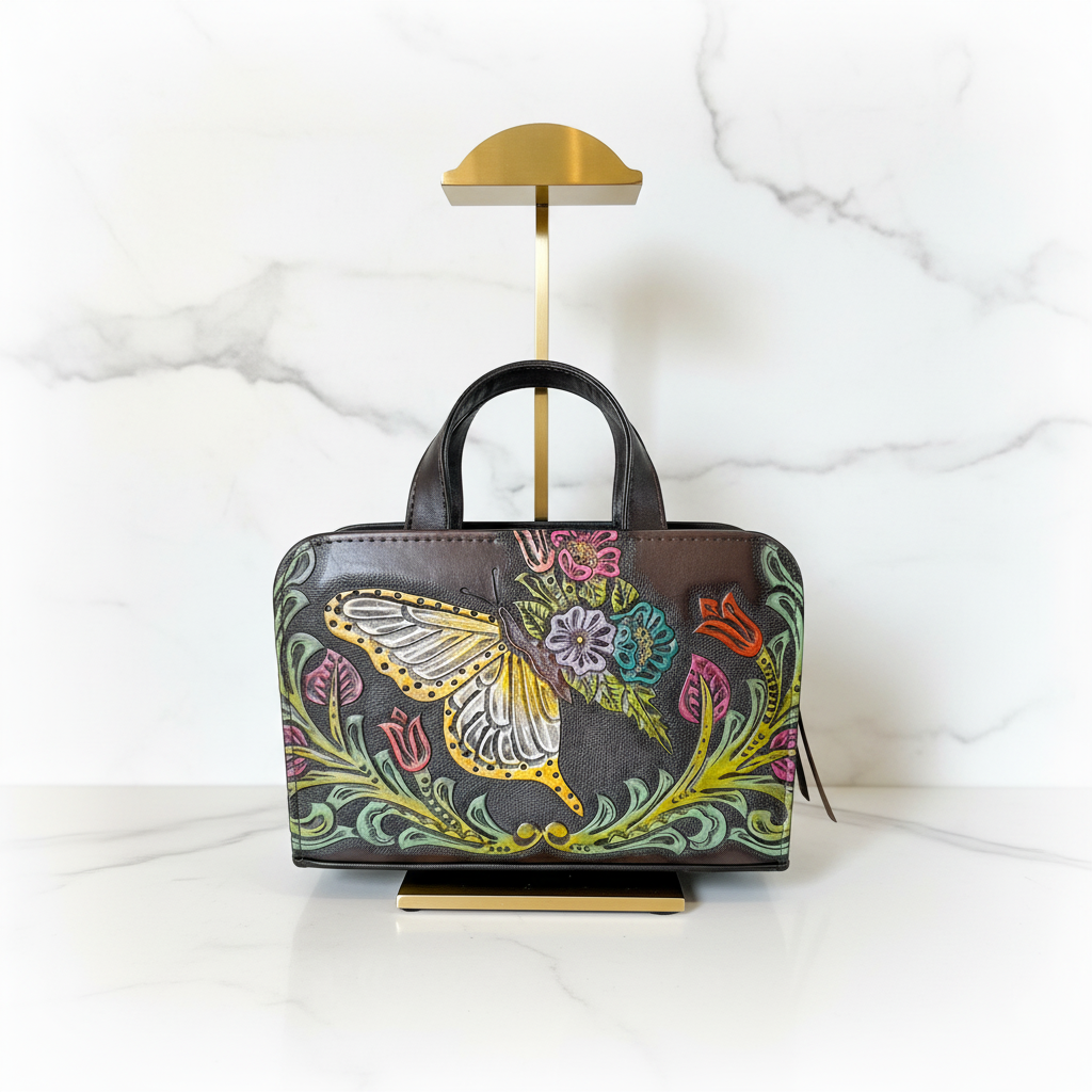 Bolsa Rectangular Minimalista en Cuero Vegetal Gris