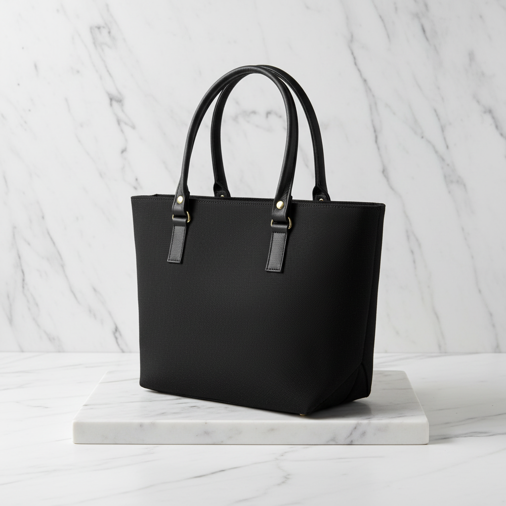 Bolsa de Yute con Arte Floral y Broche de Seguridad