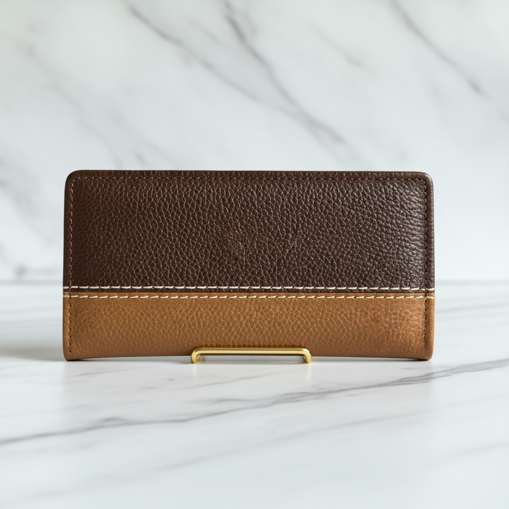 Arizona — Long Bifold Genuine Leather Wallet | Cartera Larga de Piel Genuina