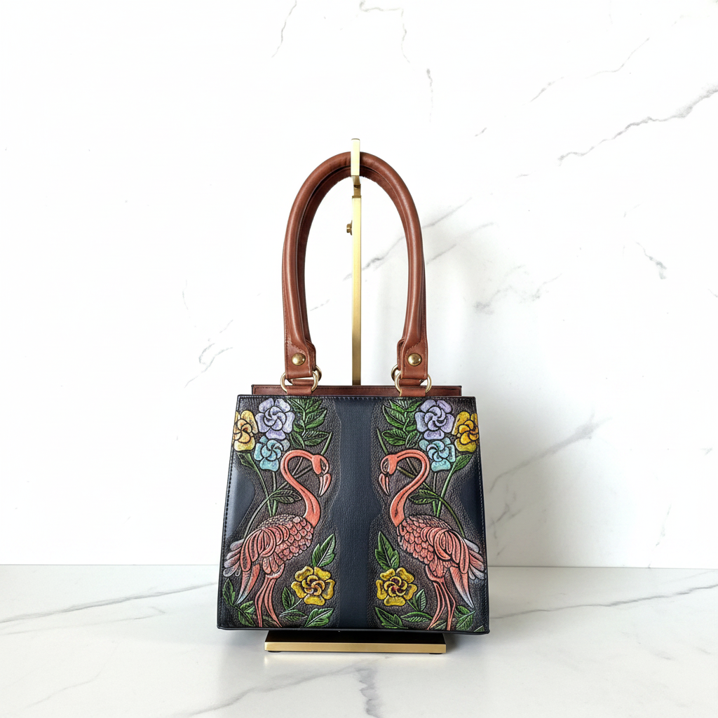 Bolsa Rectangular Minimalista en Cuero Vegetal Gris
