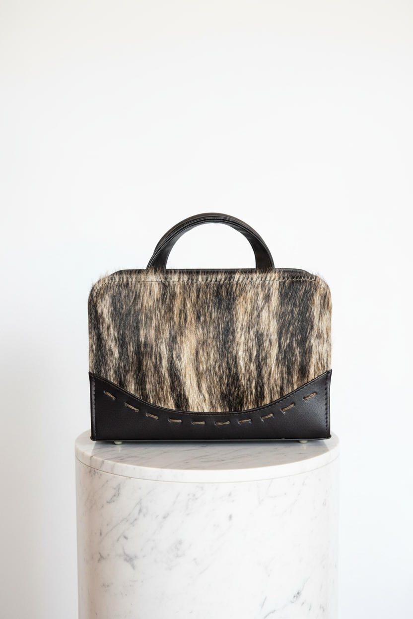 Tangamandapio No. 4 — Artisanal Cowhide Satchel