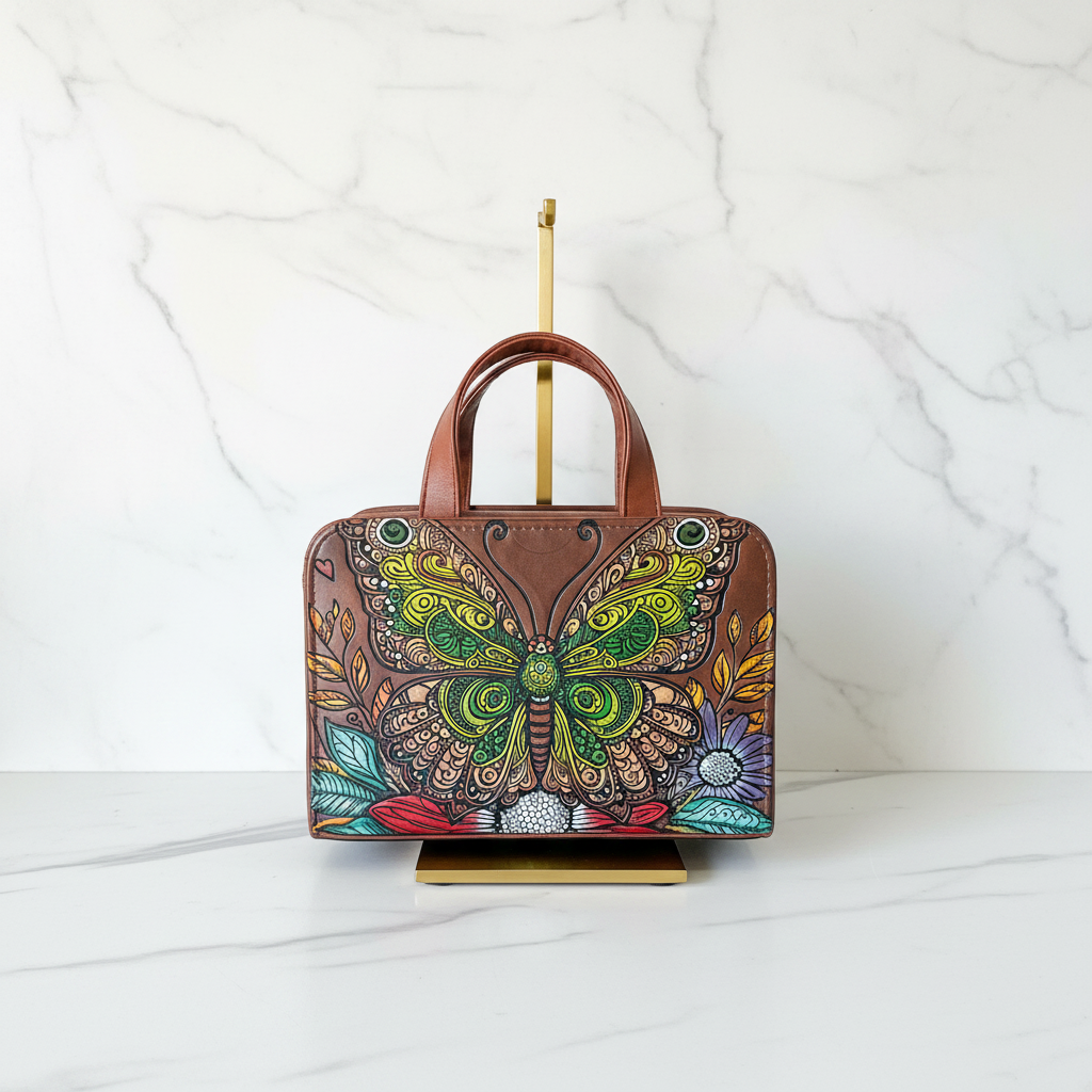 Bolsa Rectangular Minimalista en Cuero Vegetal Gris