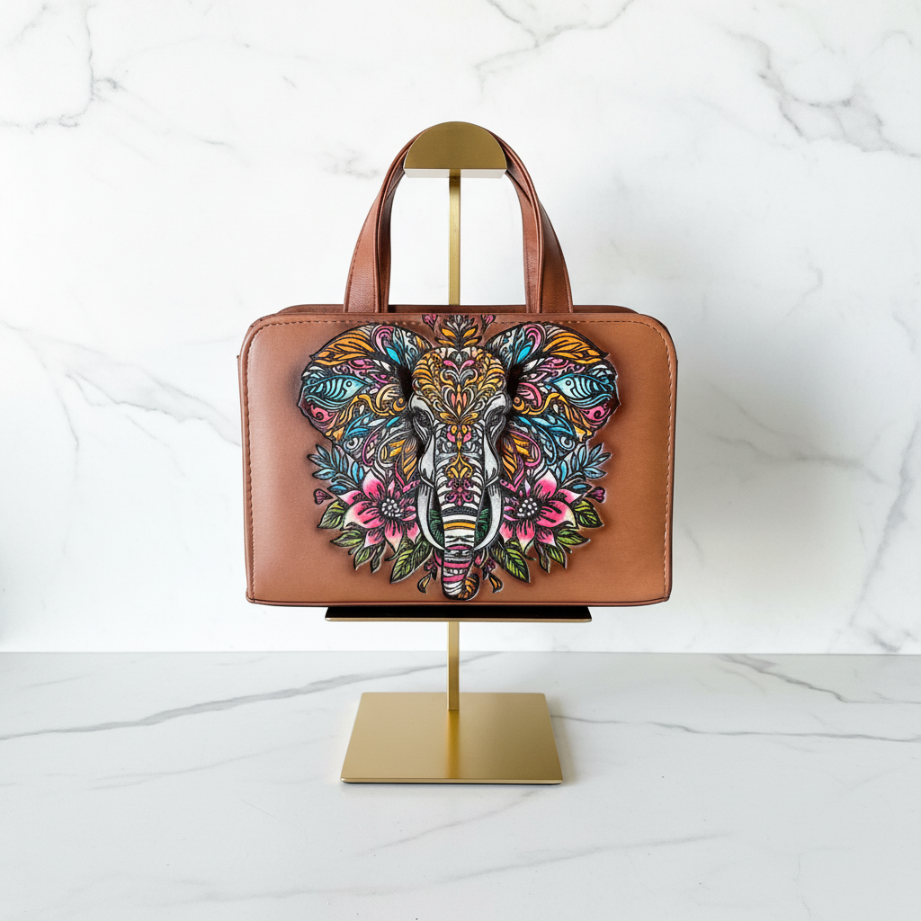 Bolsa Rectangular Minimalista en Cuero Vegetal Gris