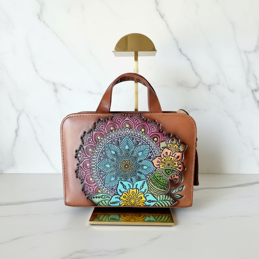 Bolsa Rectangular Minimalista en Cuero Vegetal Gris