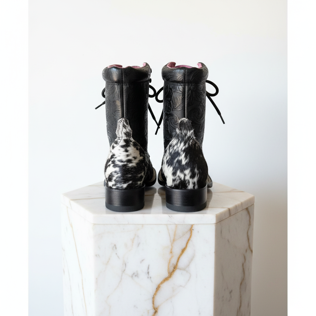 Macarena Boots Back on Marble