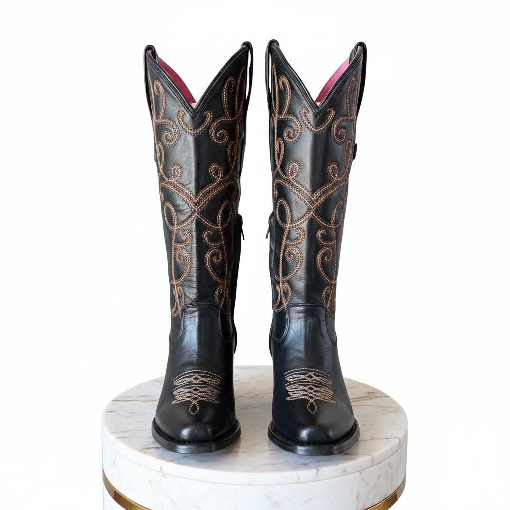 Maddame Boots Front on Marble