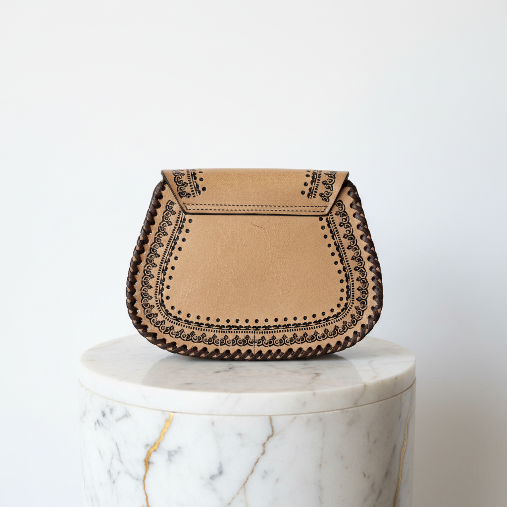 Mari Adelina Beige Back on Marble