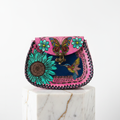 Mari Adelina Pink Blue Hummingbird on Marble