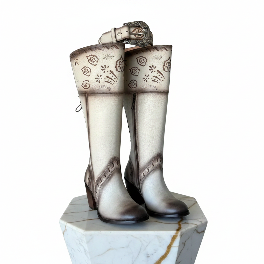 Presumida Boots Front with Belt