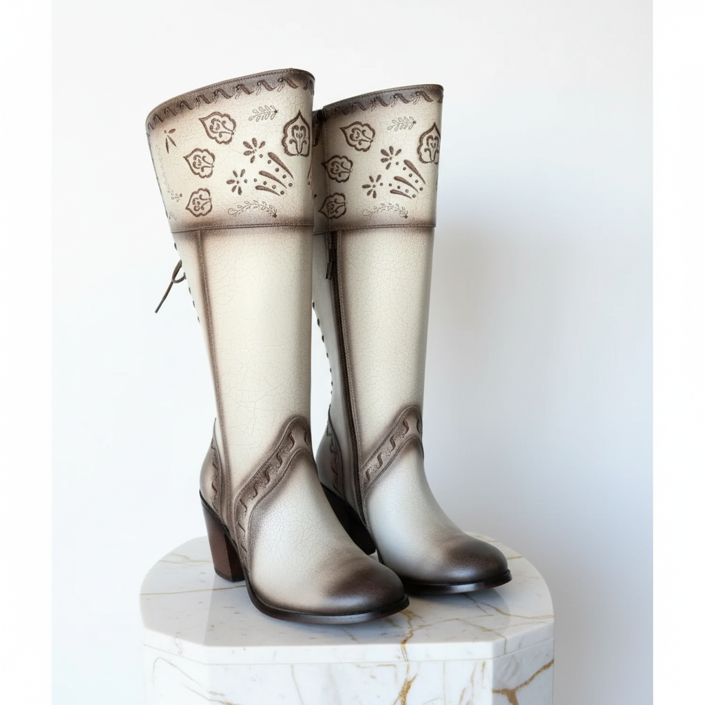 Presumida Boots No Belt on Marble