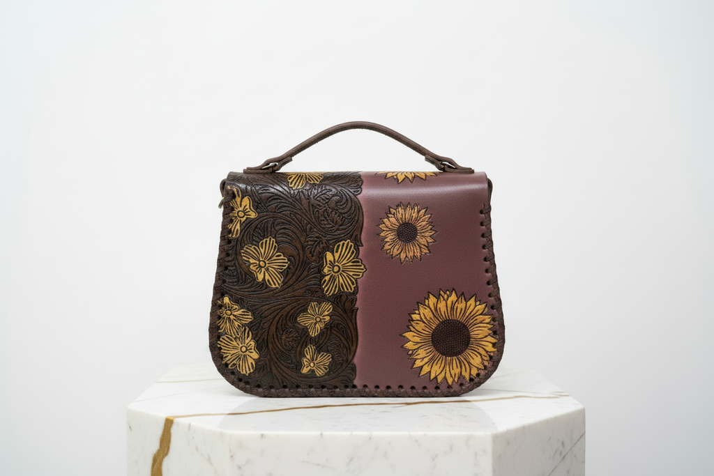 Sunflower Bag Back from Front Reference
