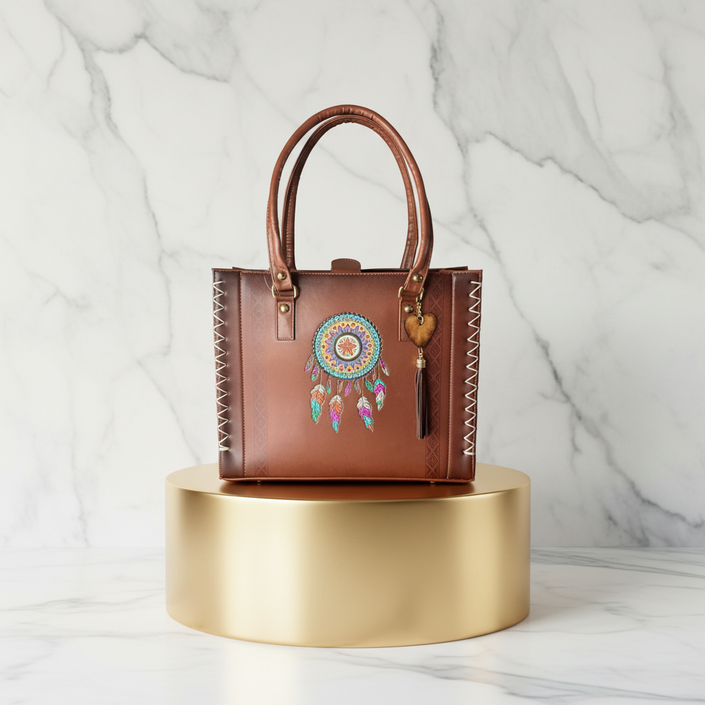 Tote Café Atrapasueños - Pedestal Dorado