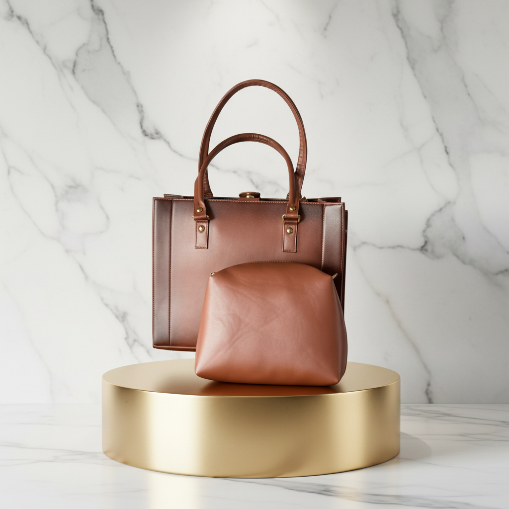 Tote Café Set - Pedestal Dorado