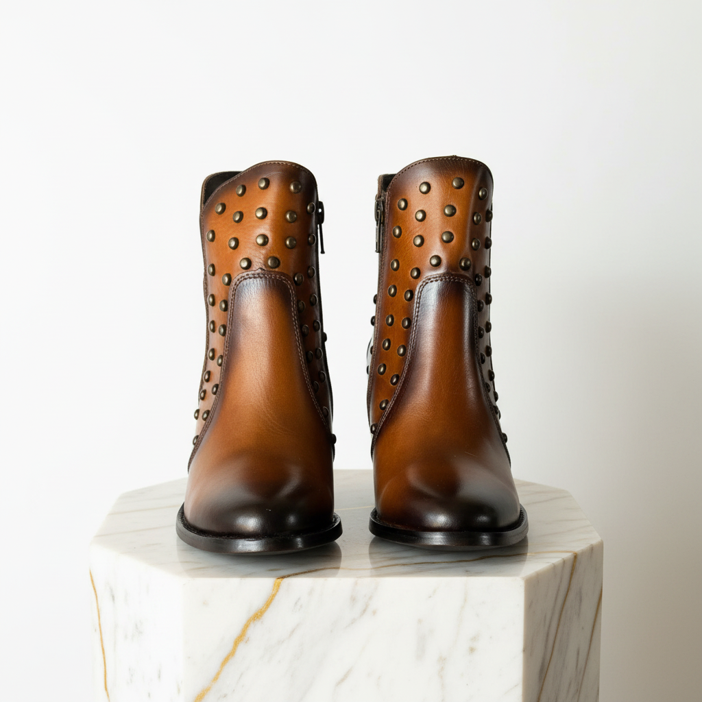 Vancouver Boots Front on Marble