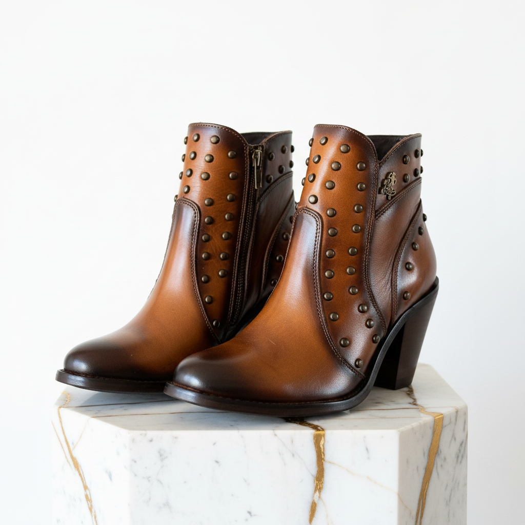 Vancouver Boots Zipper on Marble